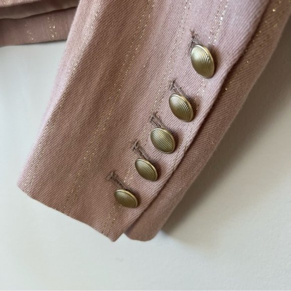 L’AGENCE Inez Linen Blend Crop Blazer - Picture 10 of 15